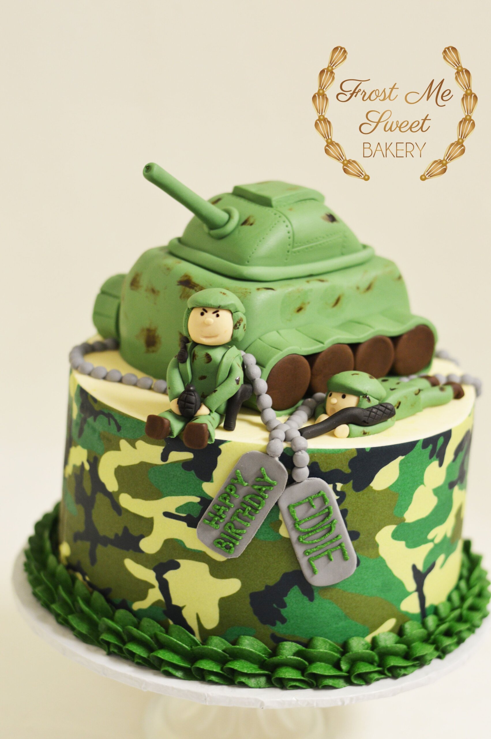 Decorated Army Cake