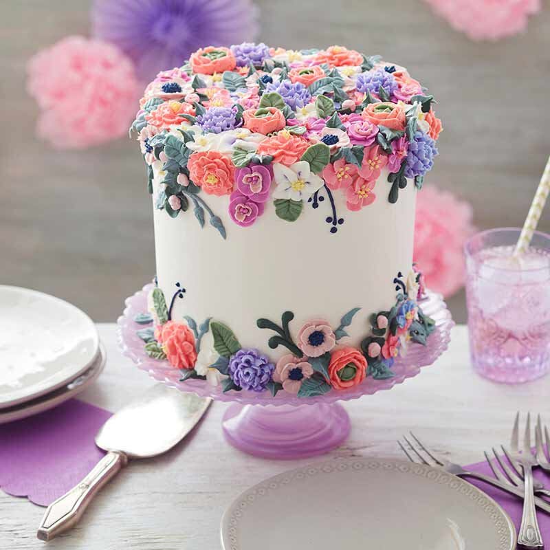 Flower Decorated Cake