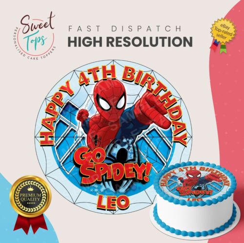 Spider Man Decorated Cake