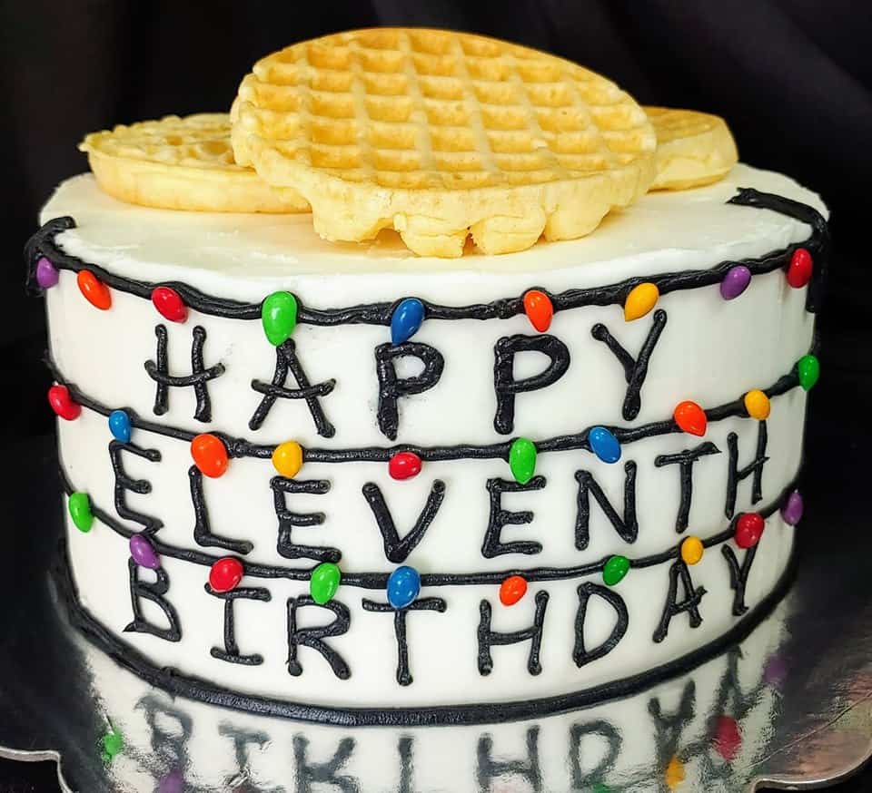 Stranger Things Decorated Cake