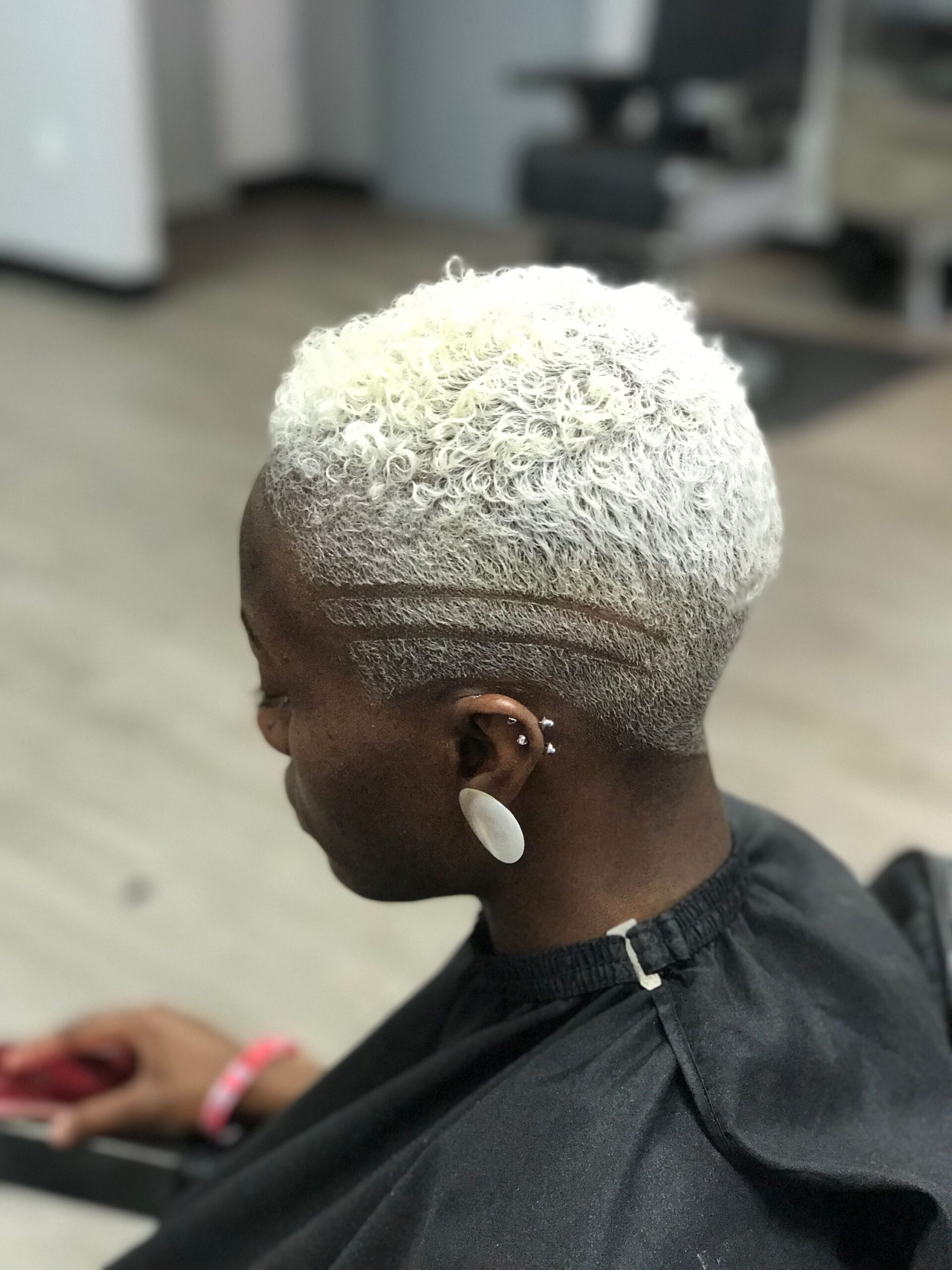 Platinum Short Hair