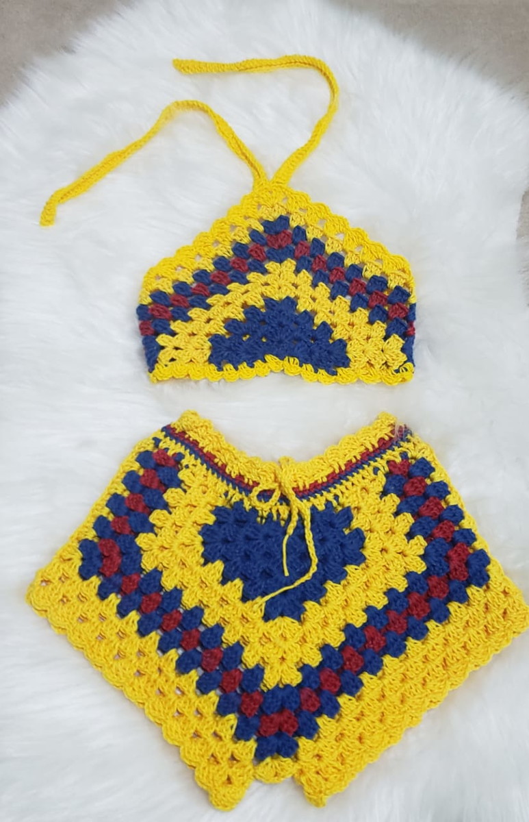 site:elo7.com.br Conjunto Infantil De Croche