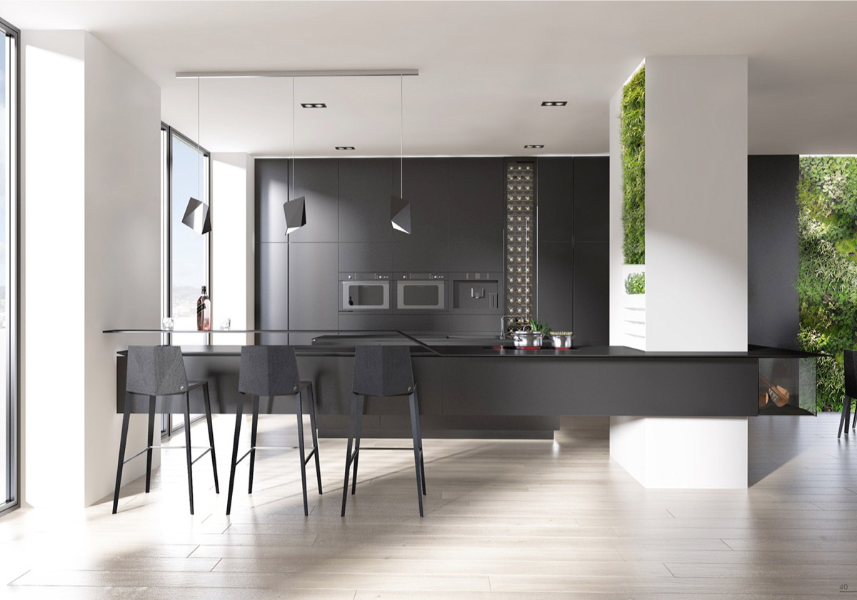 Black And White Kitchen Decoration