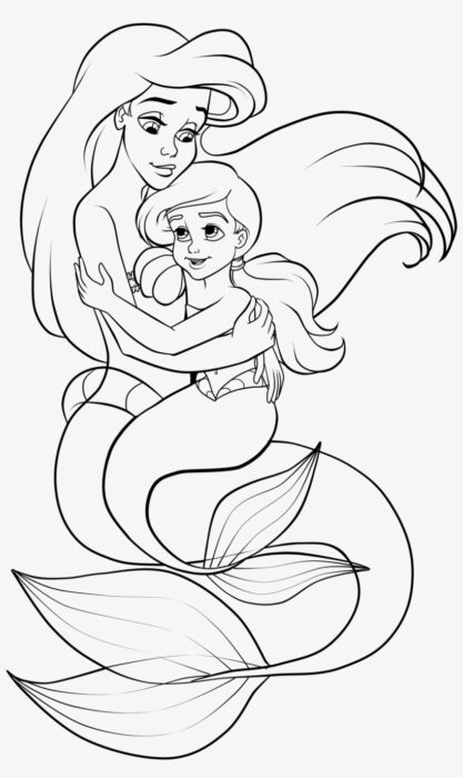 desenho-para-colorir-ariel