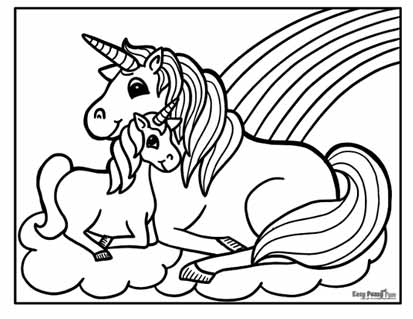 desenho-para-colorir-unicornio