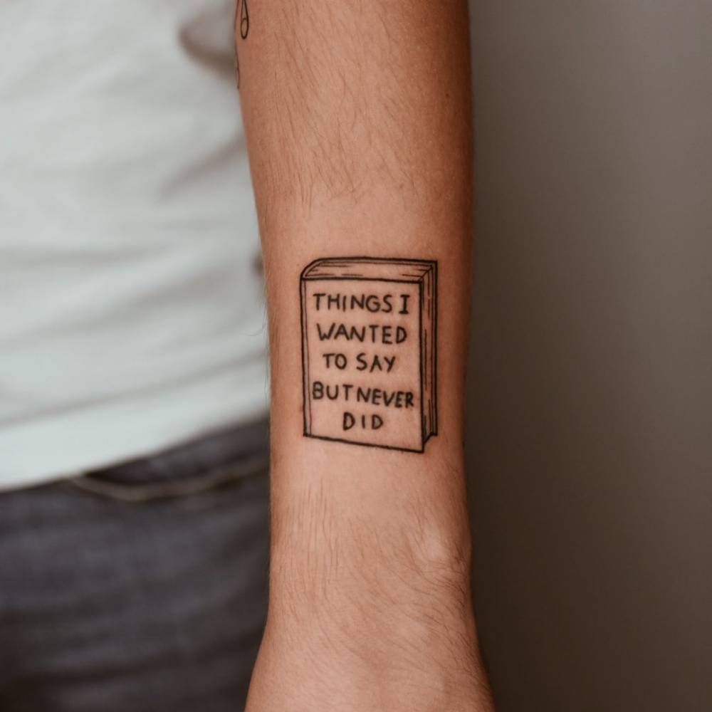 book tattoo