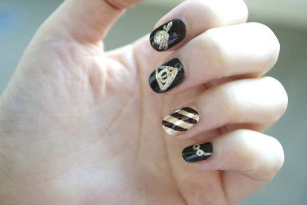 Harry Potter Decorated Nail