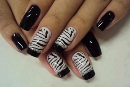 unha-decorada-zebra