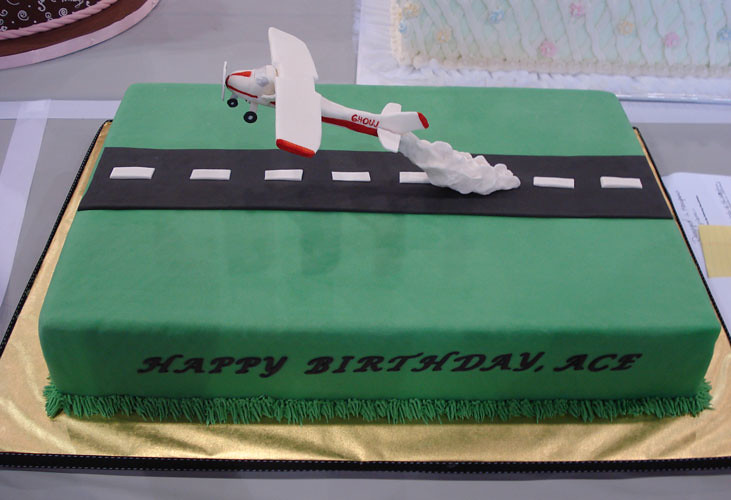 Airplane Decorated Cake