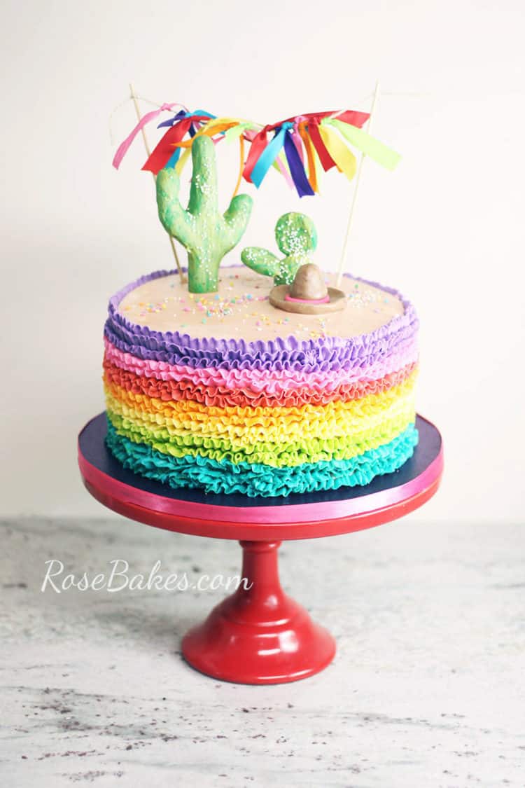 Cactus Decorated Cake