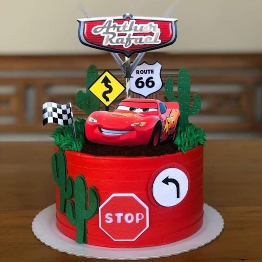 Decorated Car Cake