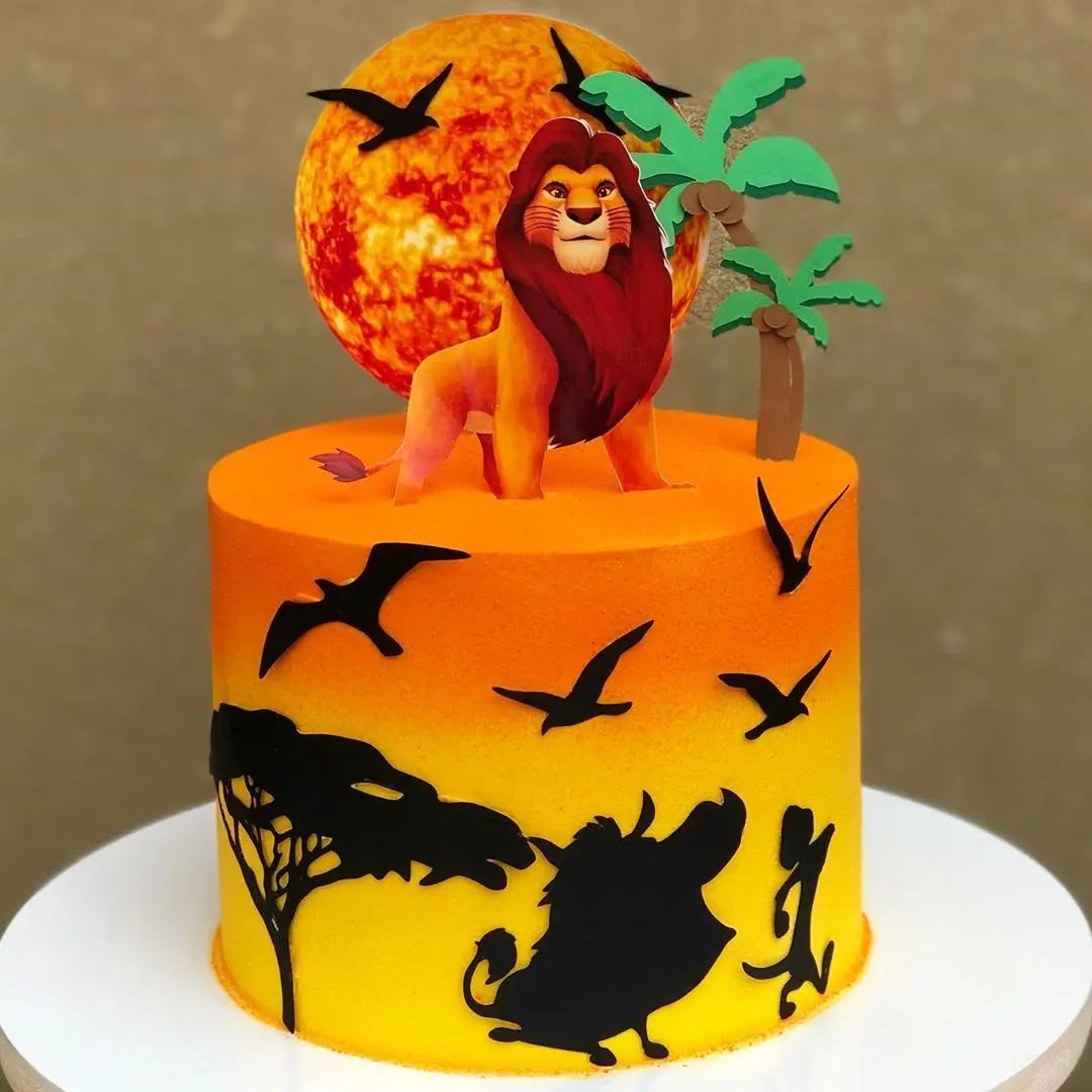 Lion Decorated Cake