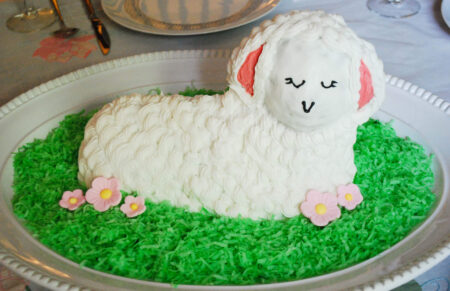 Sheep Decorated Cake