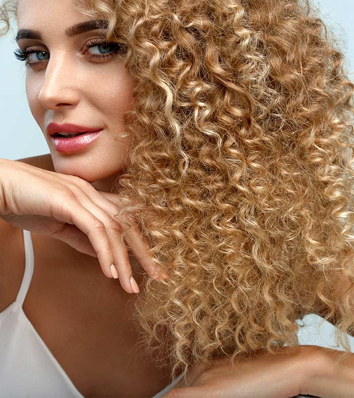 Blonde Curly Hair