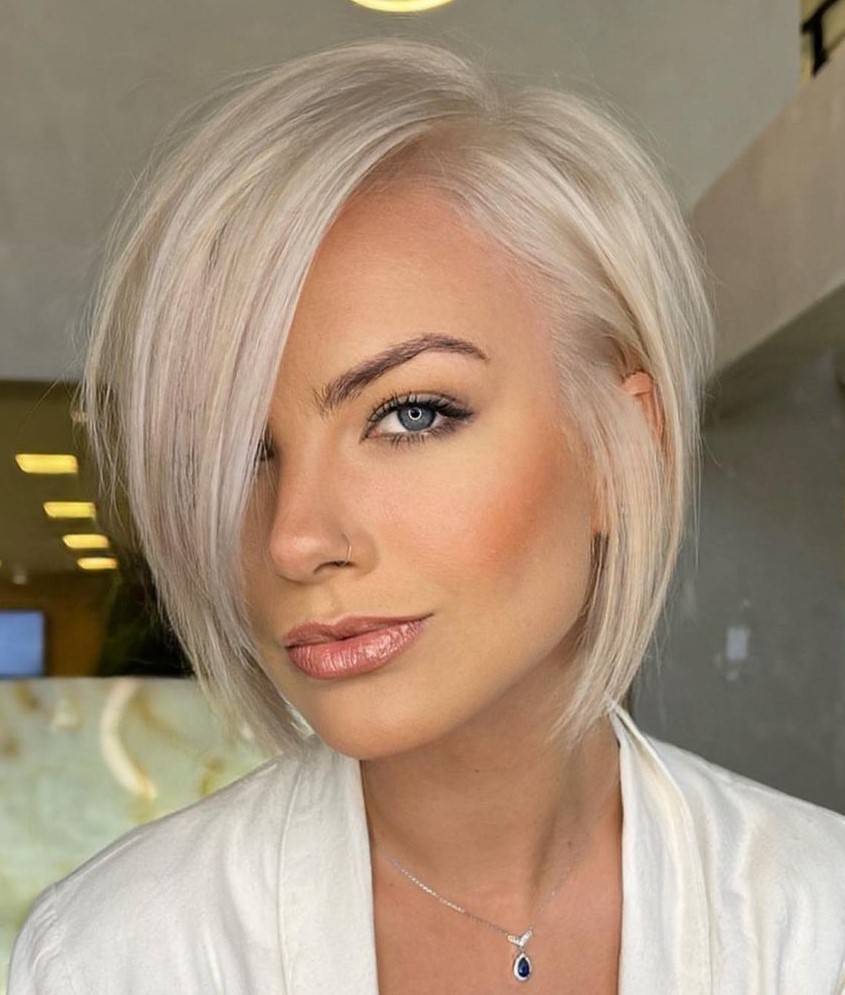 Platinum Short Hair