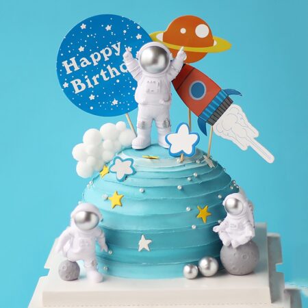 Astronaut Decorated Cake