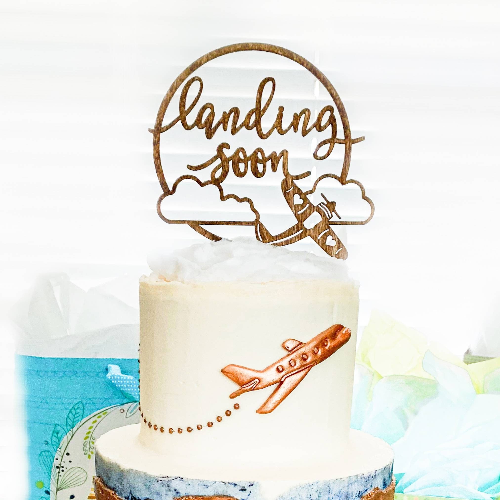 Airplane Decorated Cake