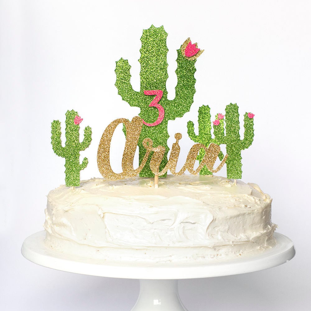 Cactus Decorated Cake