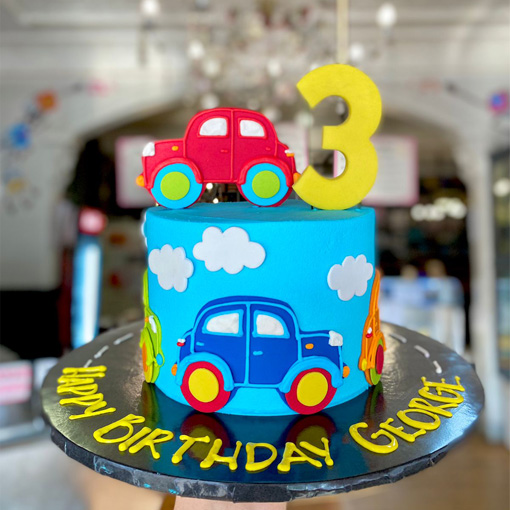 Decorated Car Cake