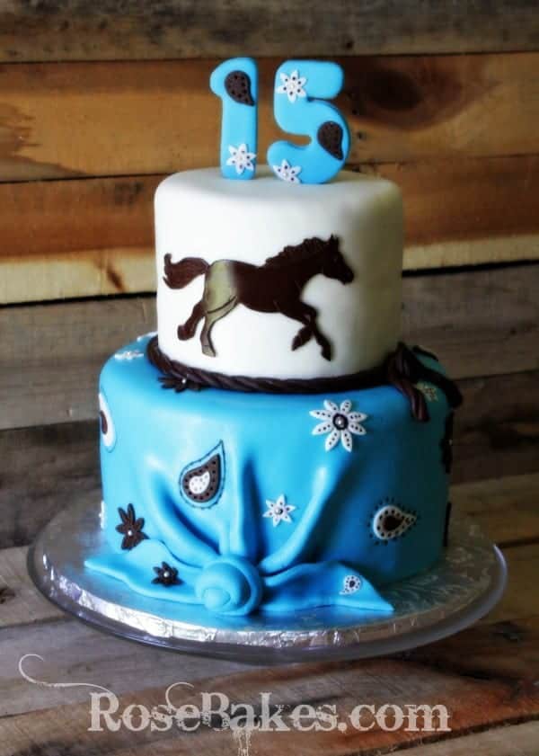 Horse Decorated Cake