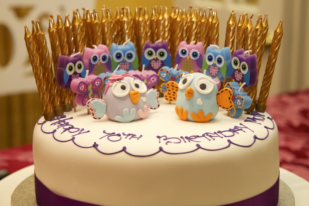 Owl Decorated Cake