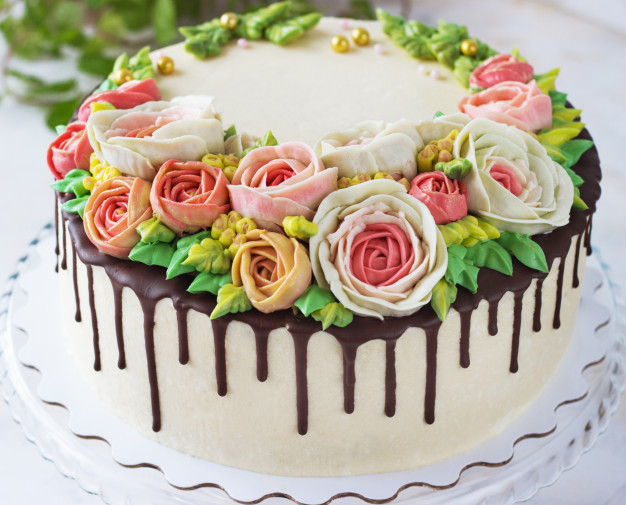 Flower Decorated Cake