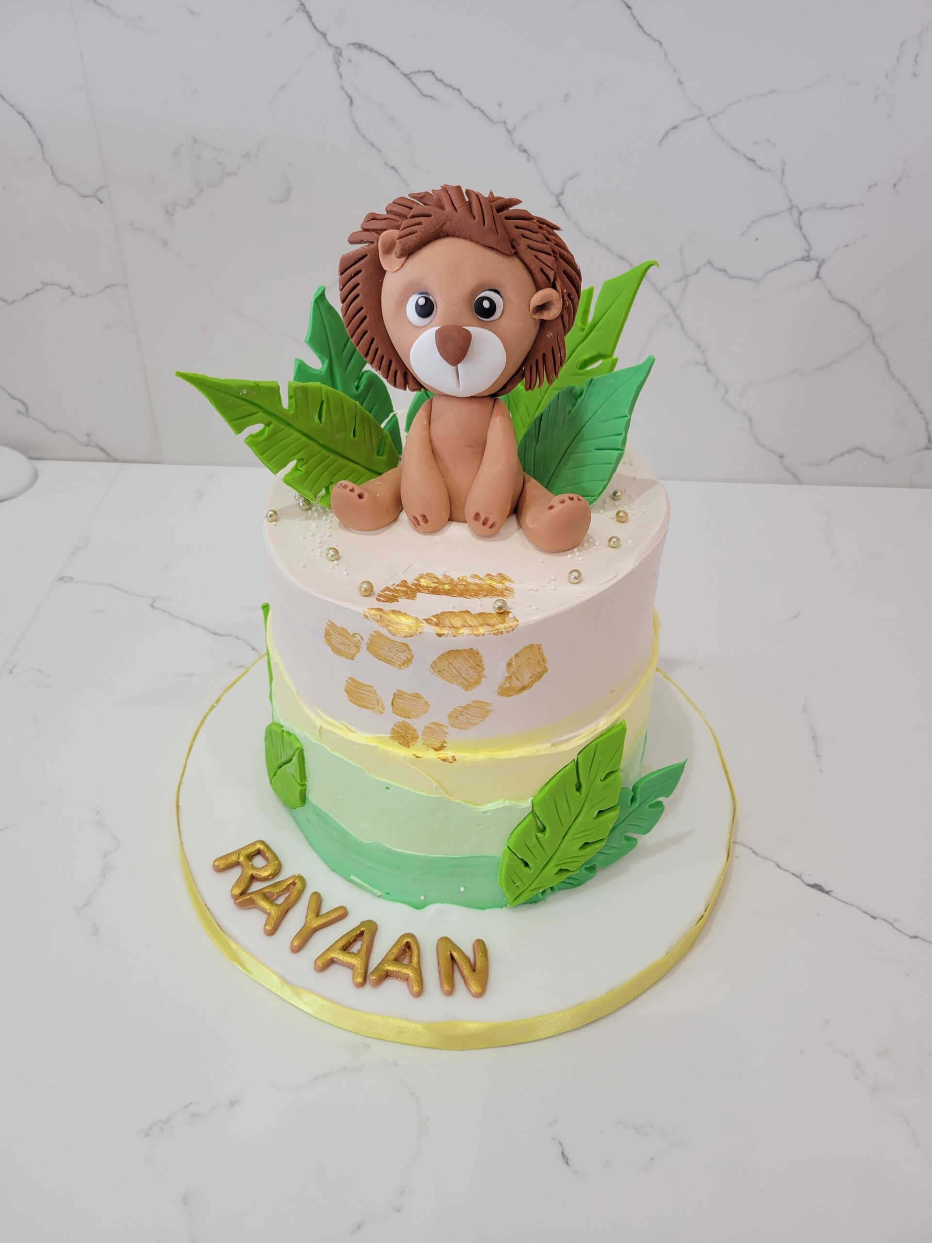 Lion Decorated Cake