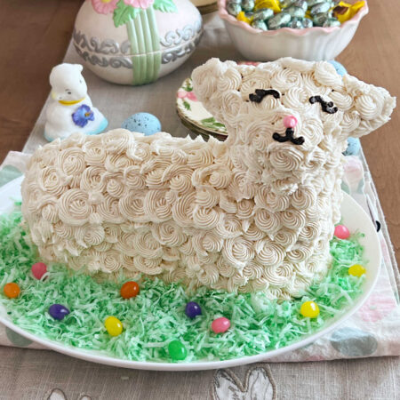 Sheep Decorated Cake