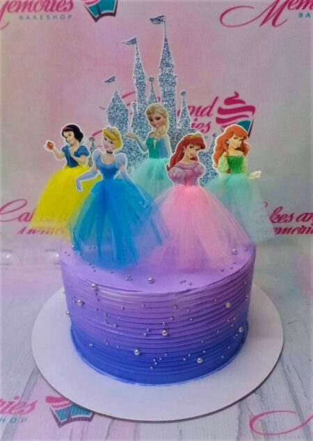 Disney Princess Decorated Cake