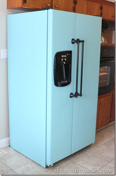 Decoration of Colored Refrigerators