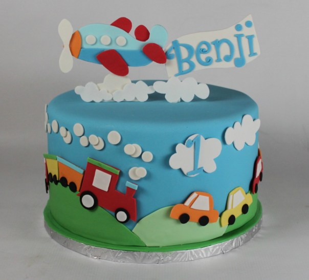 Airplane Decorated Cake