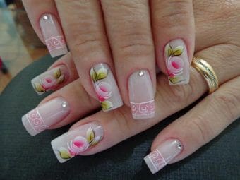 Unhas Decoradas Rosa