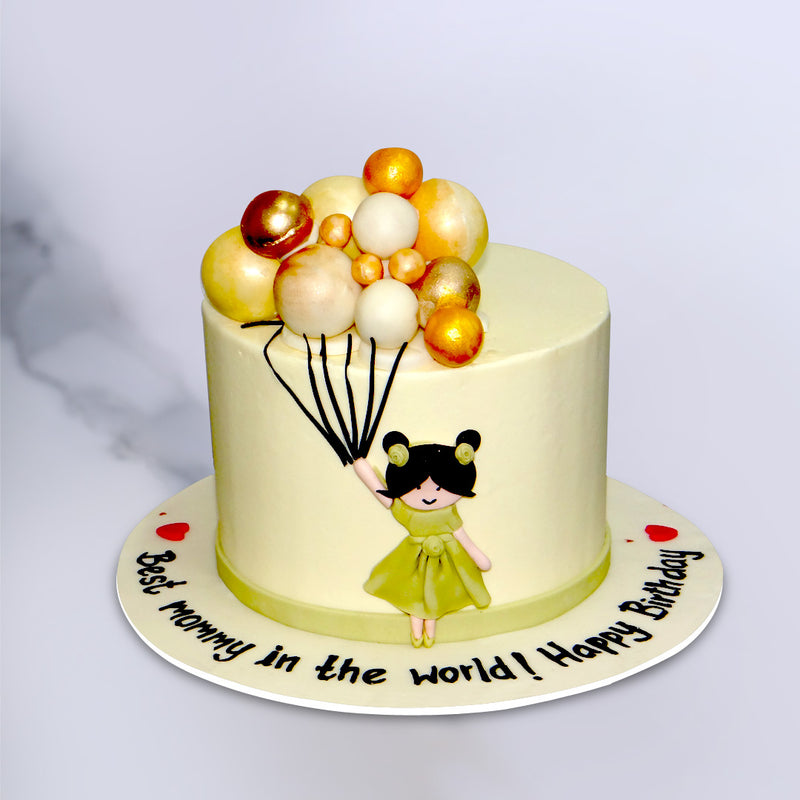 Balloon Decorated Cake