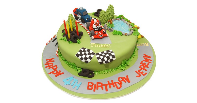 Decorated Car Cake