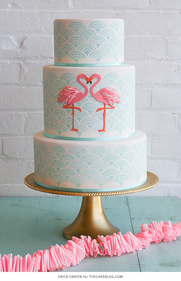 Flamingo Decorated Cake