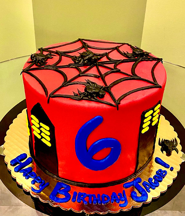 Spider Man Decorated Cake