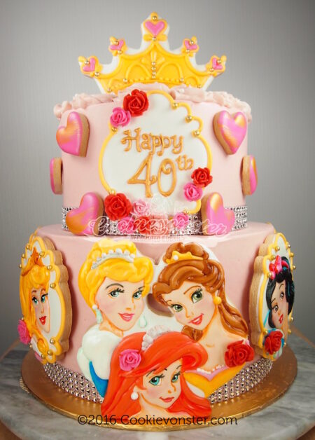 Disney Princess Decorated Cake