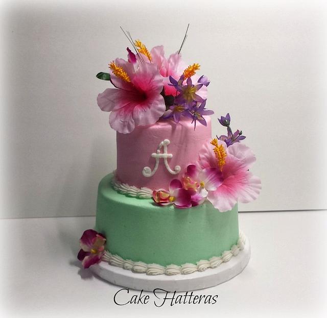 Tropical Decorated Cake