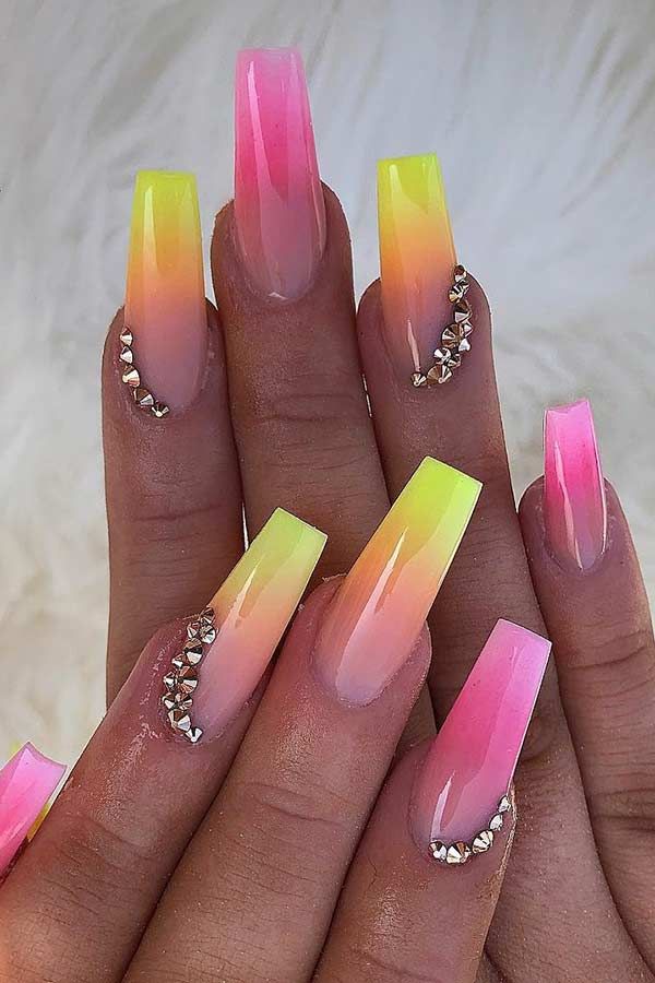 neon nails