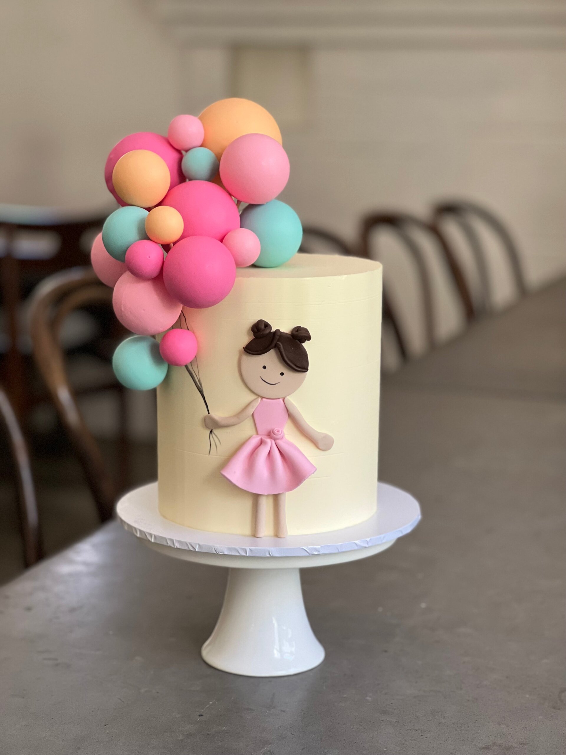 Balloon Decorated Cake