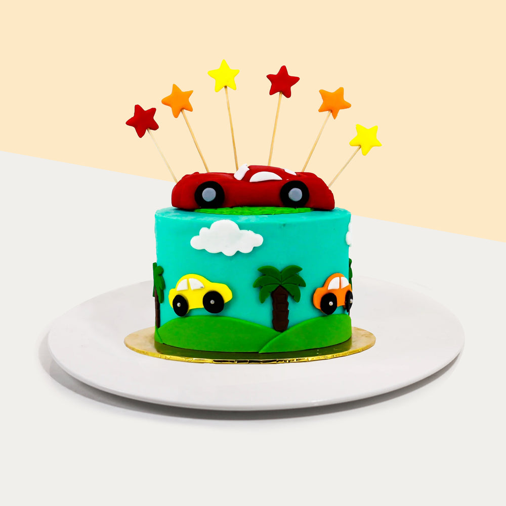 Decorated Car Cake