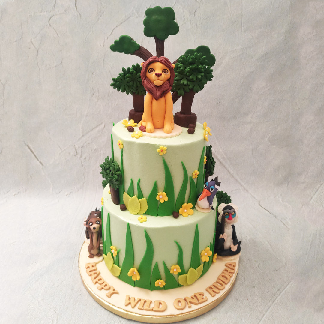 Lion Decorated Cake