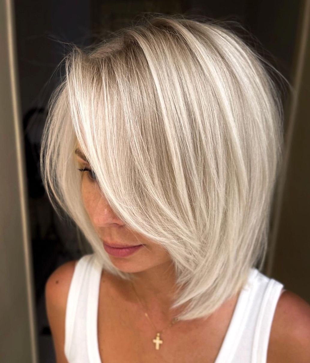 Platinum Short Hair