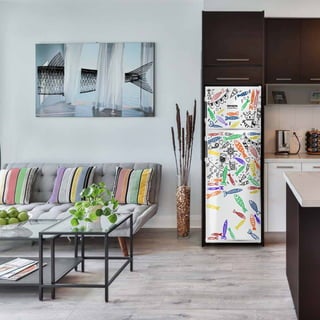 Decoration of Colored Refrigerators