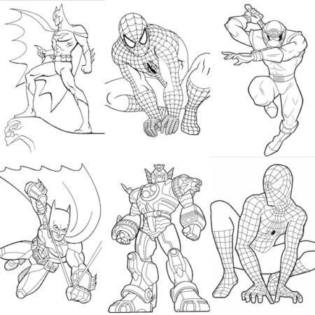 desenho-para-colorir-super-herois