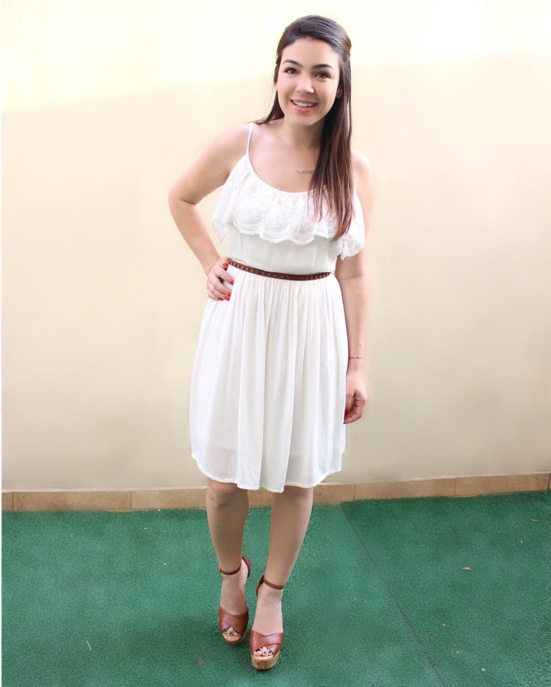 Look com Vestido Branco