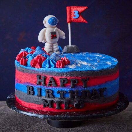 Astronaut Decorated Cake