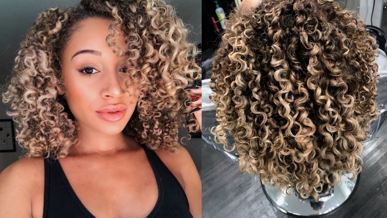 Blonde Curly Hair