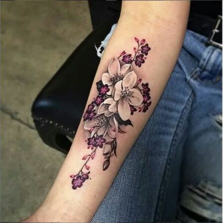 tatuagem-feminina-floral