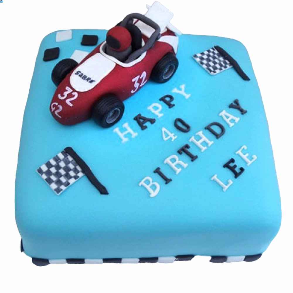 Decorated Car Cake